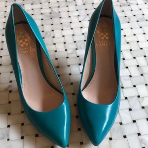 Turquoise heels